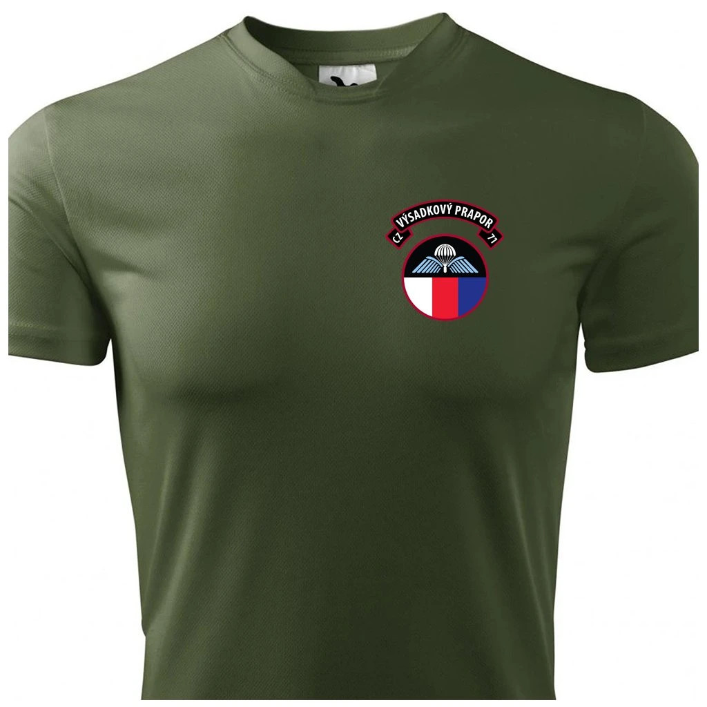 Triko funkční Striker AČR 43. výsadkový pluk Chrudim - olivové, M