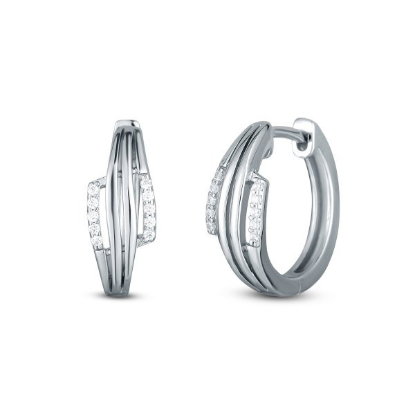 Náušnice se syntetickými kameny 136-404-008578-0000