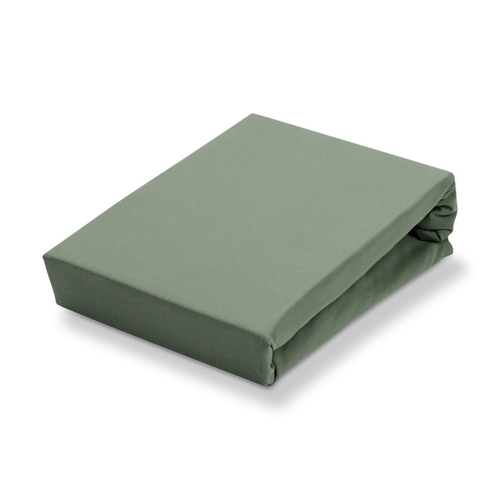 Vandyck Prostěradlo Vandyck Jersey Supreme XXL 200-210x220 cm Olive