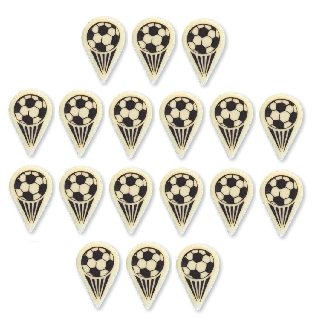 Čokoládový zápich Fotbalový míč 18ks