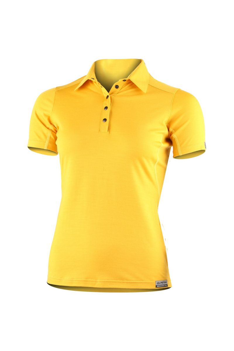 Lasting ALISA 2121 žluté merino triko dámské Velikost: L 8595067881133