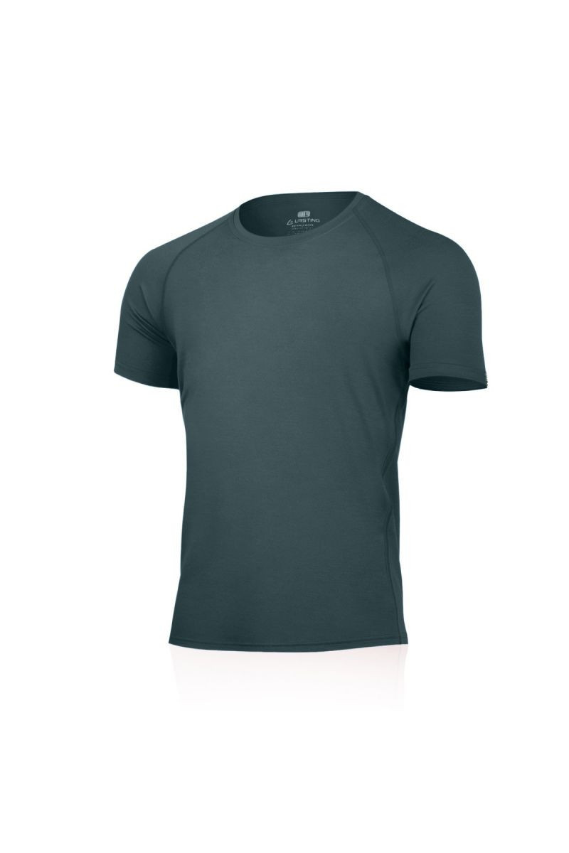 Lasting pánské merino triko QUIDO 5757 potrolejové Velikost: M 8595067876283