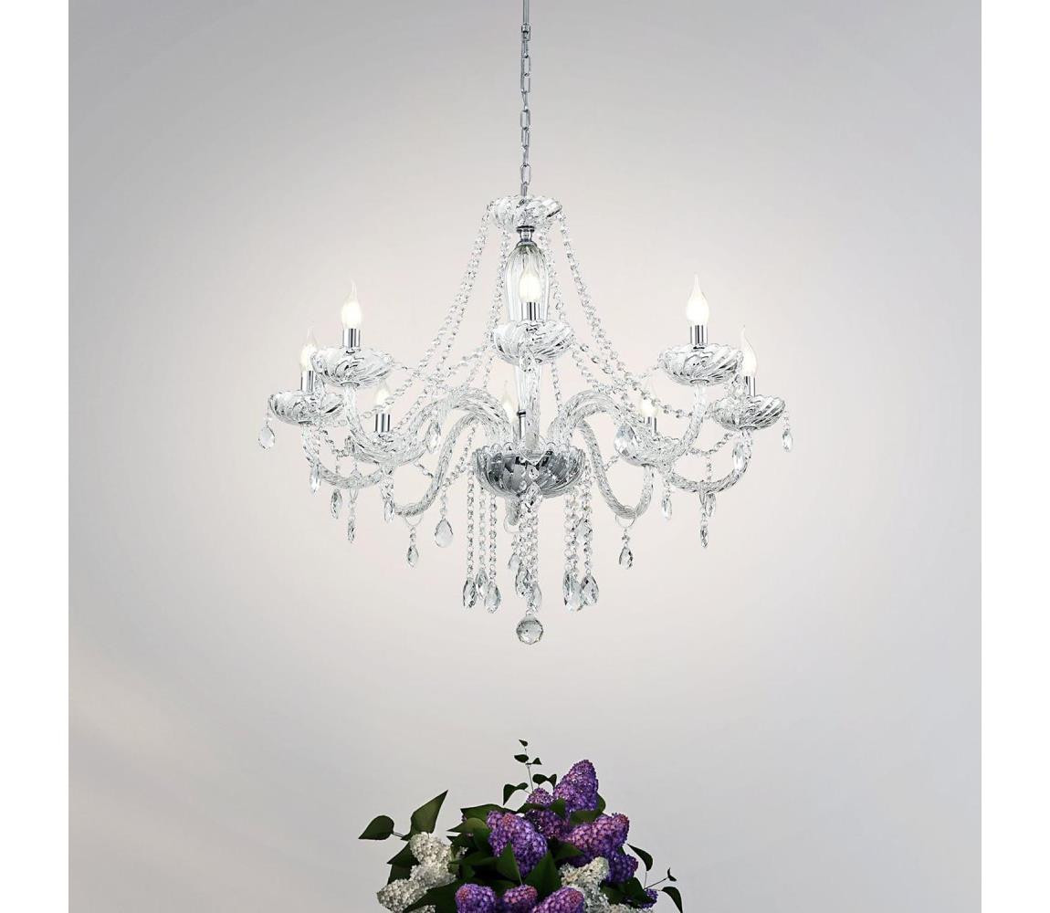 Eglo Eglo 39101 - Lustr BASILANO 1 8xE14/40W/230V