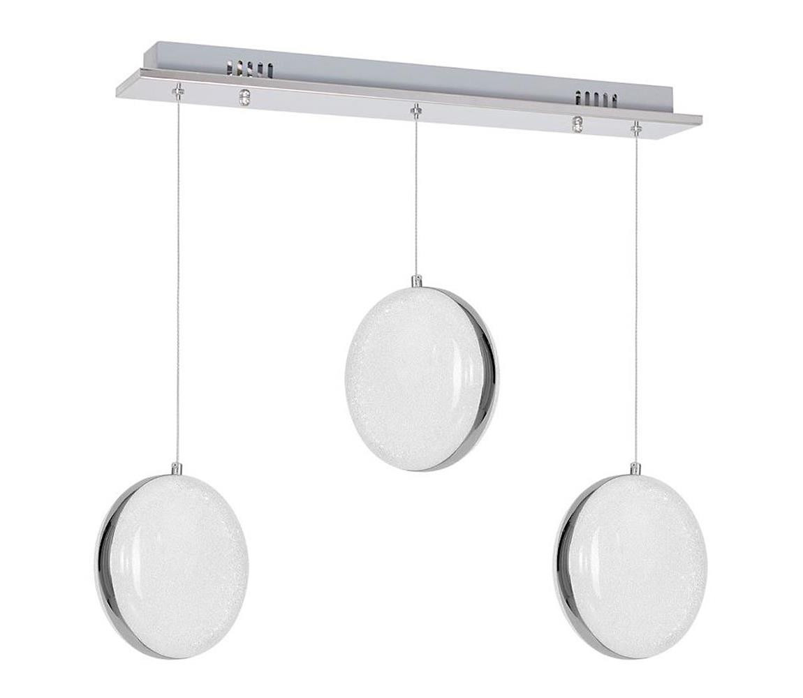LED Lustr na lanku LIRA 3xLED/27W/230V