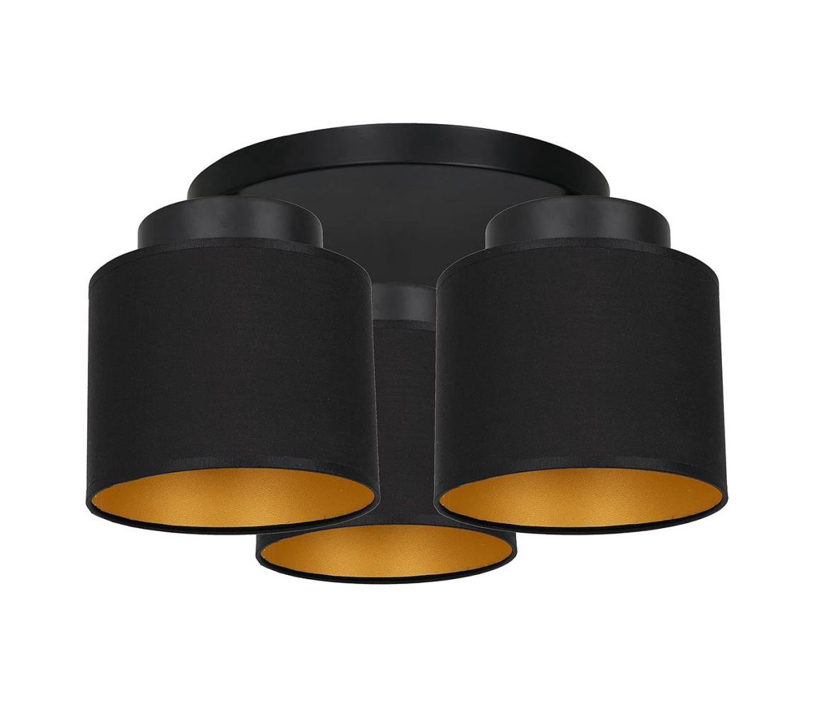 Přisazený lustr FRODI 3xE27/60W/230V černá