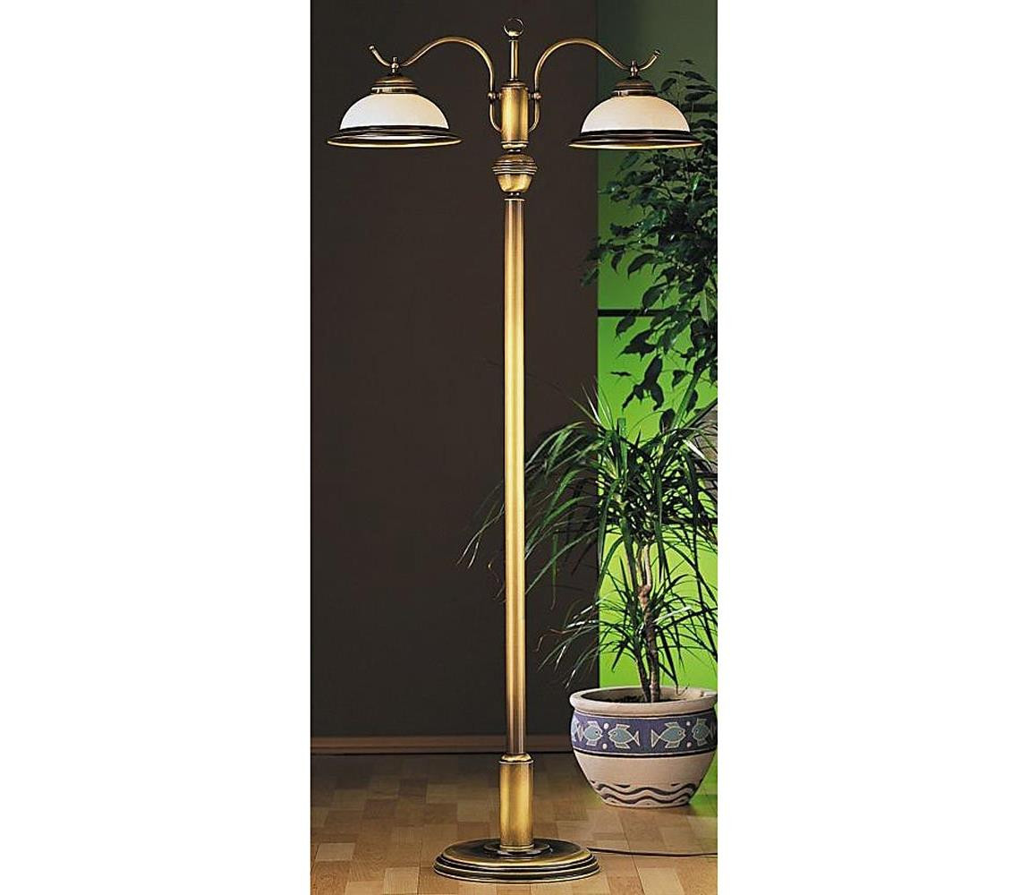 Jupiter Jupiter 10 - OP2 - Lampa podlahová OPÁL 2xE27/60W/230V