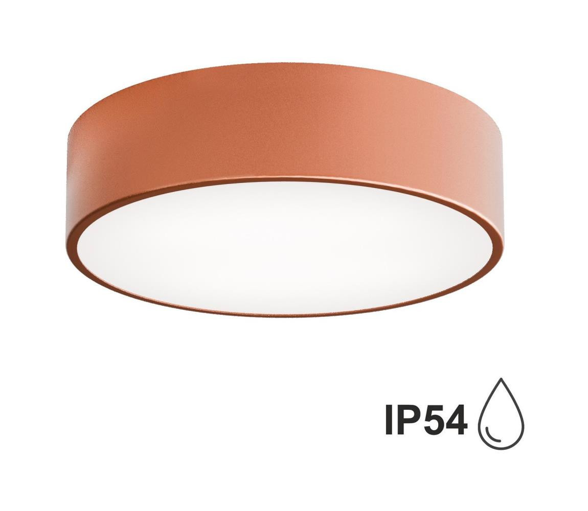 Koupelnové stropní svítidlo CLEO 2xE27/24W/230V pr. 30 cm měděná IP54