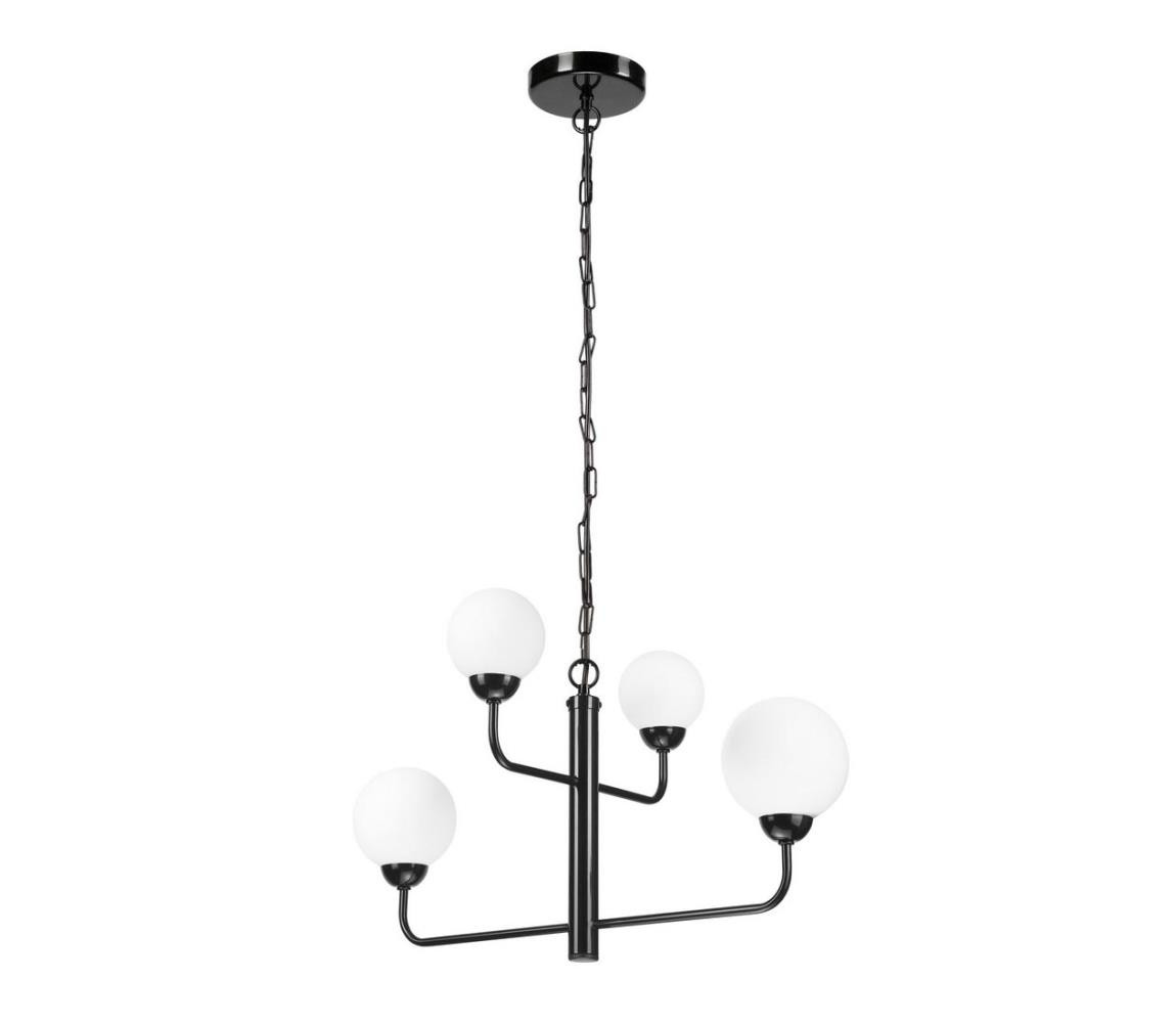 Lustr na řetězu OSCAR 4xG9/5W/230V černá