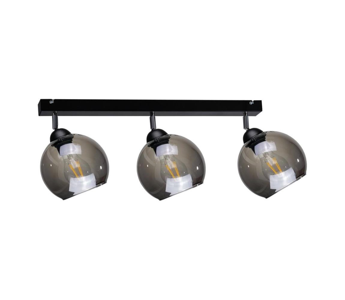 Keter Lighting Bodové svítidlo UNO 3xE27/60W/230V černá