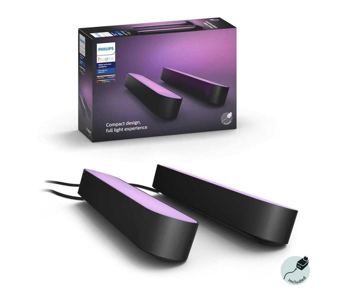 Philips Philips - SADA 2x LED RGB Stmívatelná stolní lampa Hue PLAY DPACK WACA 6W/230V