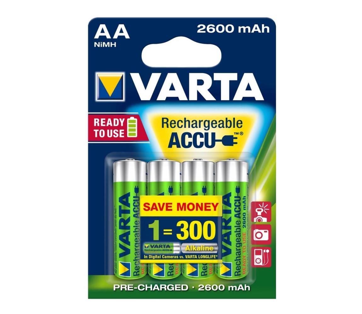 VARTA Varta 5716 - 4 ks Nabíjecí baterie ACCU AA NiMH/2600mAh/1,2V