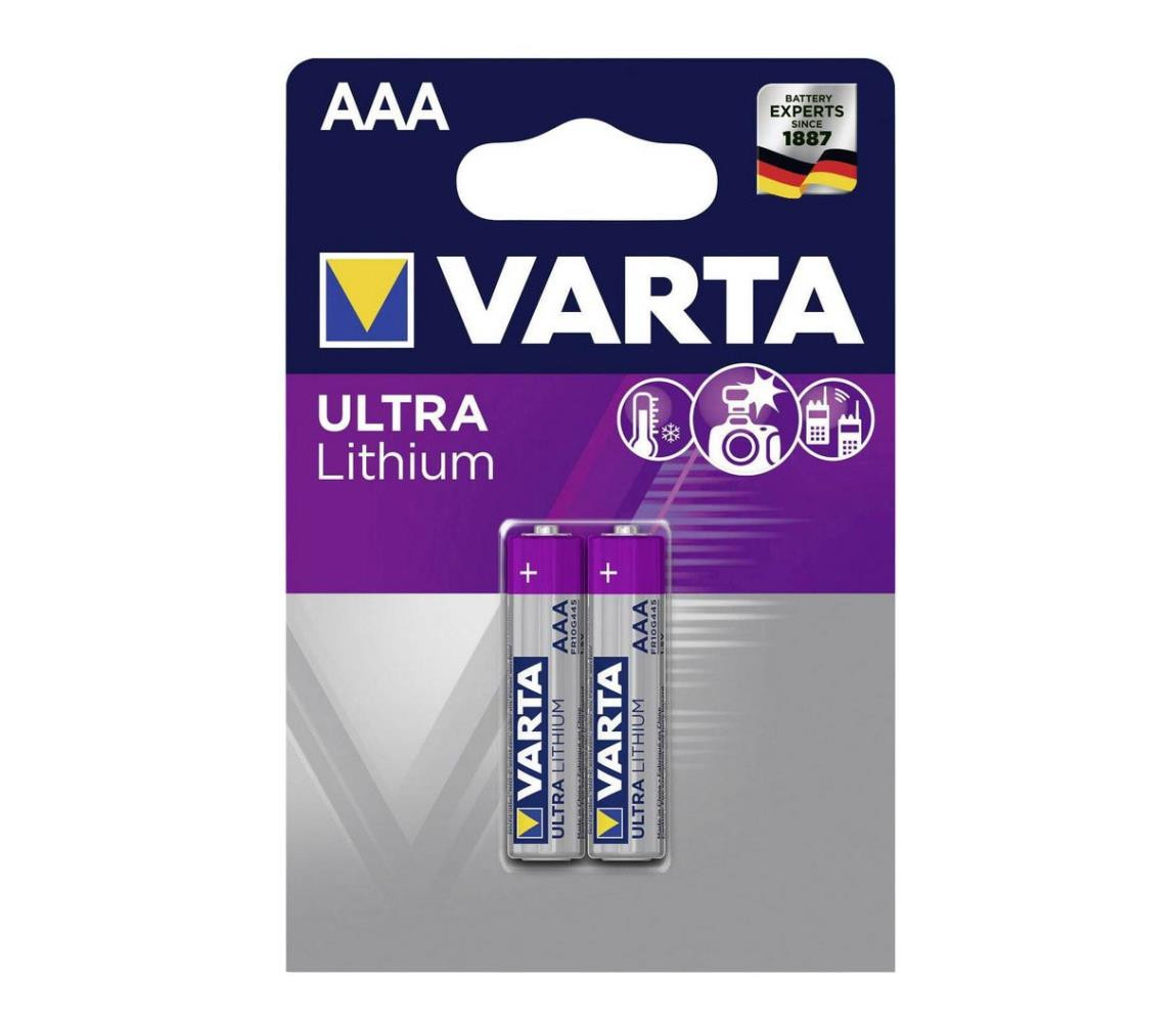 VARTA Varta 6103301402 - 2 ks Lithiová baterie ULTRA AAA 1,5V
