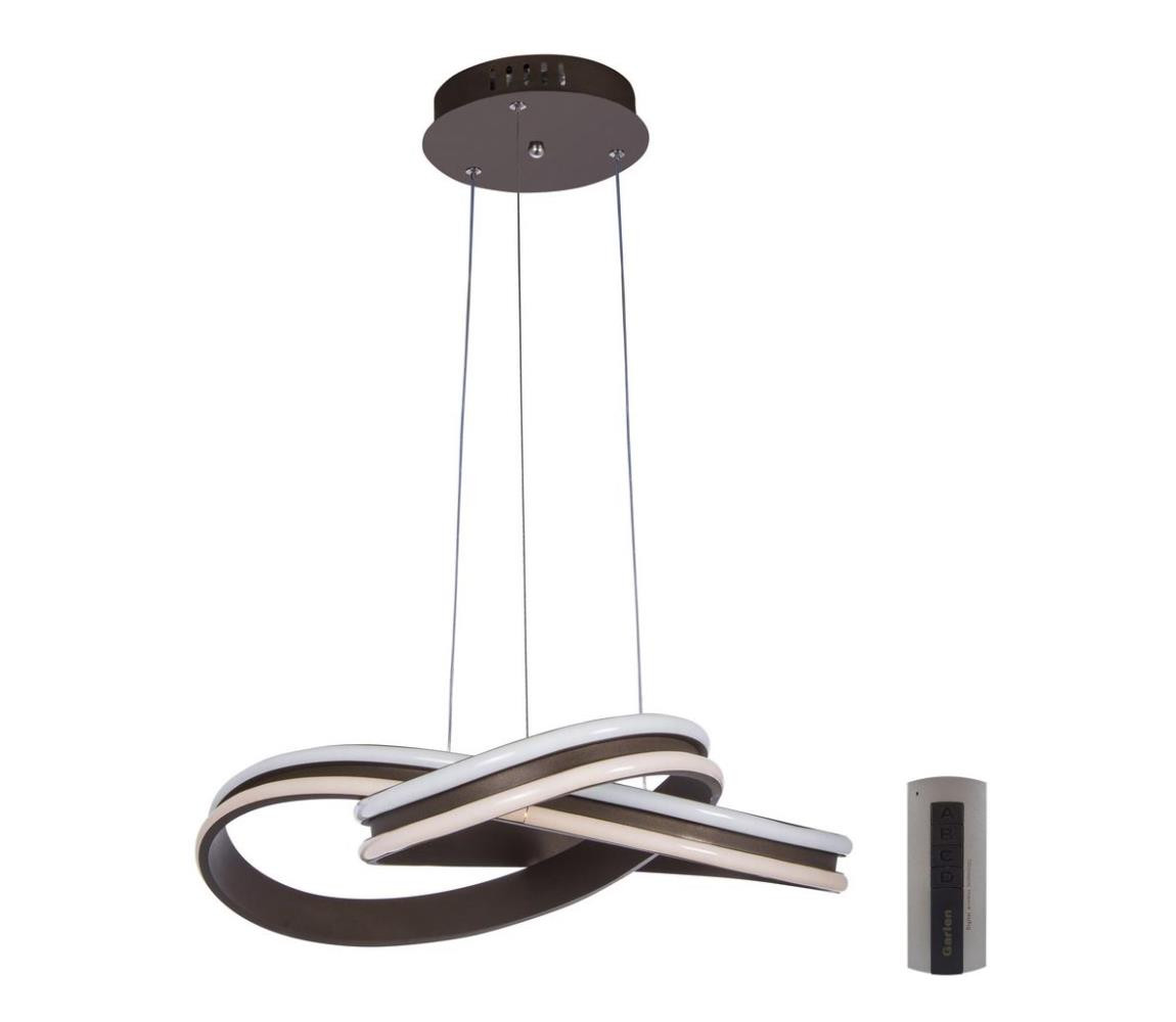 LED Stmívatelný lustr na lanku LED/96W/230V pr. 54 cm + dálkové ovládání