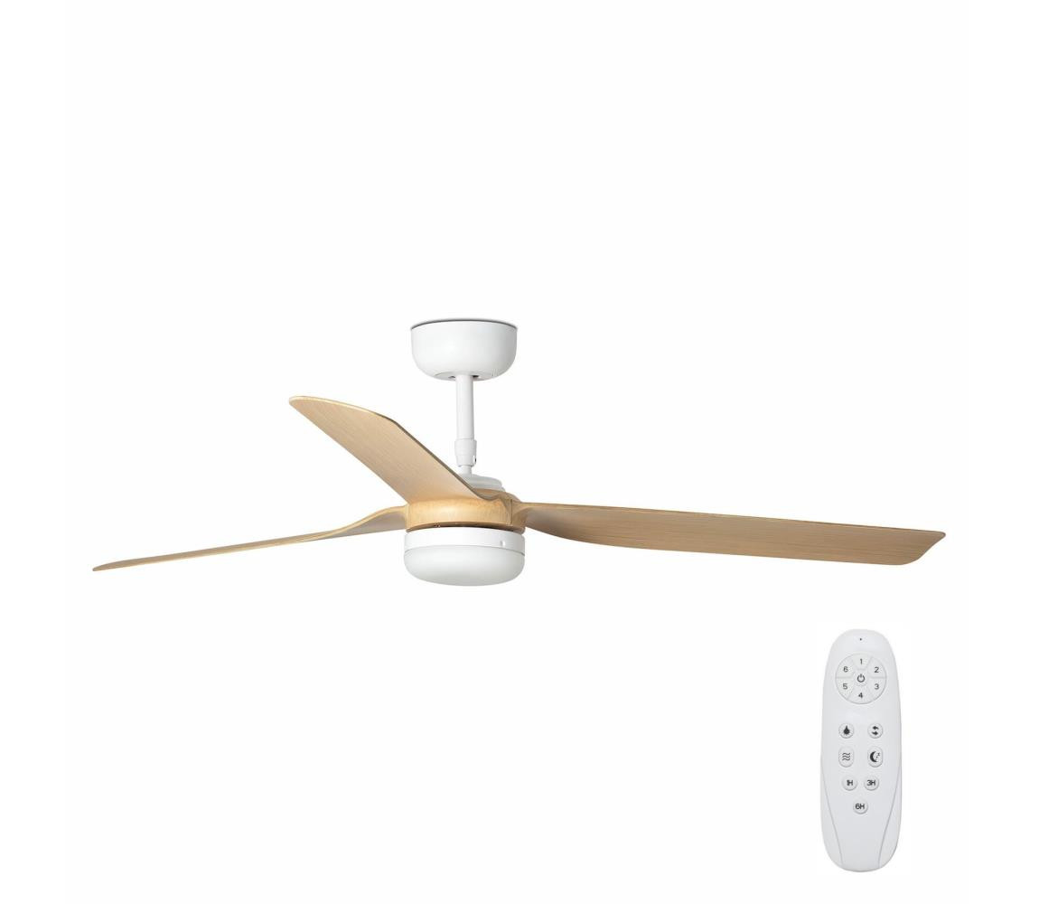 FARO Barcelona FARO 33816-20 - LED Stropní látor PUNT LED/18W/230V Wi-Fi hnědá/černá + DO