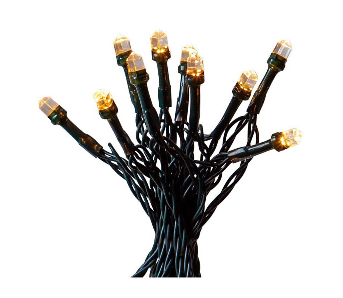 Eglo Eglo - LED Venkovní vánoční řetěz DIAMOND 200xLED/1 funkce 20m IP44 teplá bílá