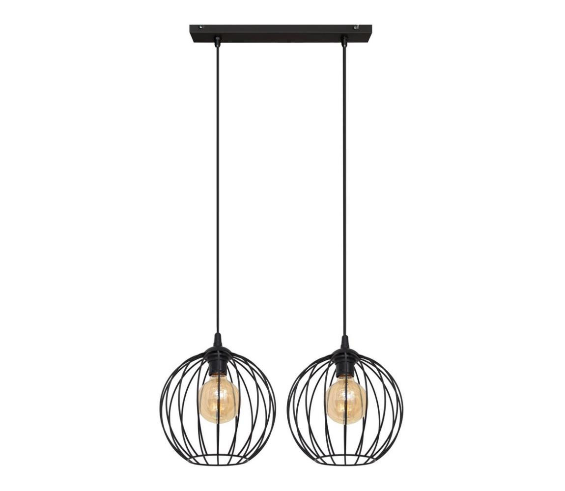 Lustr na lanku MERCURE 2xE27/15W/230V