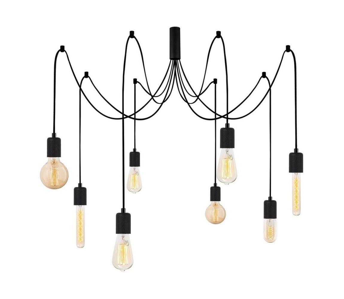 Lustr na lanku KABLUNI 8xE27/100W/230V pavouk