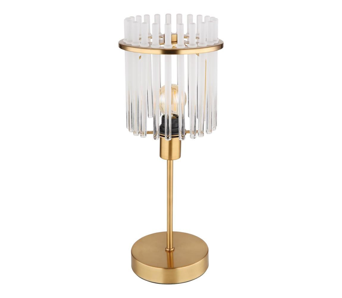 Globo Globo 15698TM - Stolní lampa GORLEY 1xE14/40W/230V pr. 15 cm zlatá