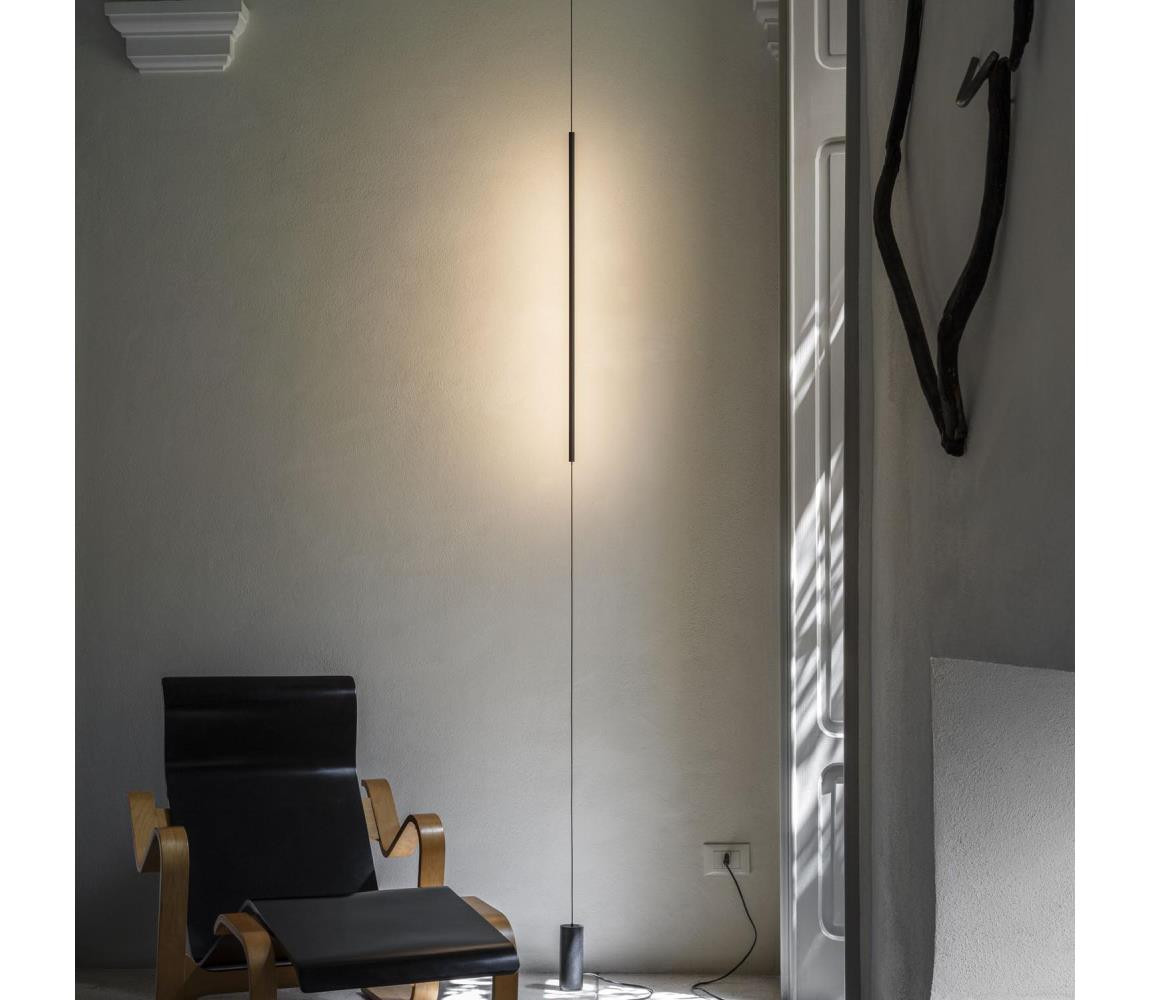 Ideal Lux Ideal Lux - LED Stojací lampa FILO LED/14W/230V 2700K CRI 90 černá