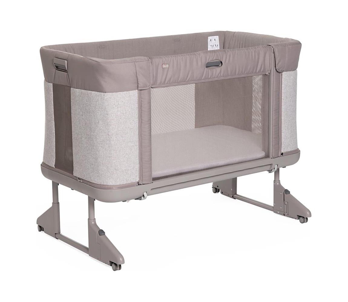 Chicco Chicco - Dětská postýlka 3v1 NEXT2ME FOREVER šedá