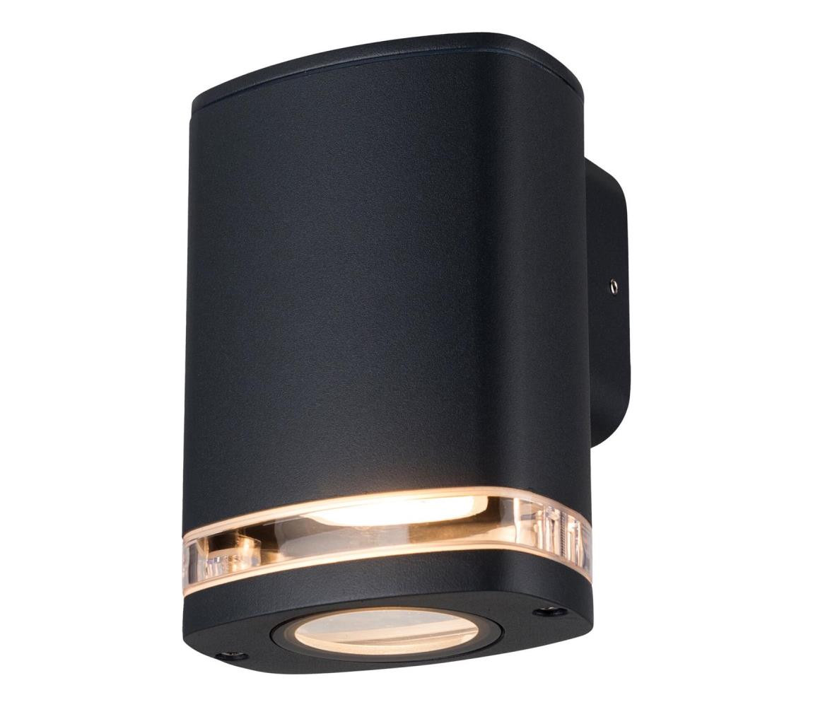 38884 - Venkovní nástěnné svítidlo ZEVI 1xGU10/10W/230V IP54 černá