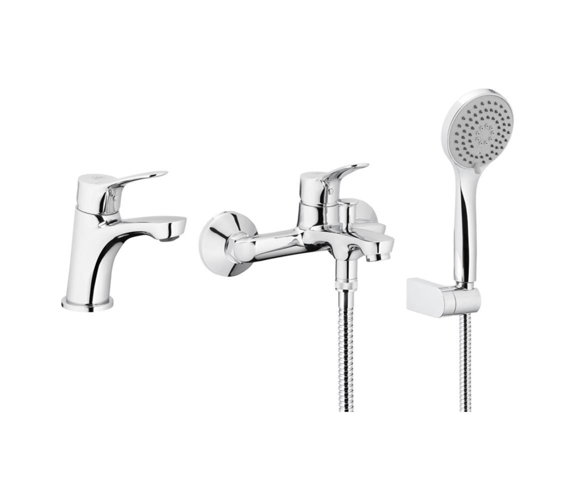 KFA Armatura KFA Armatura 5241-003-00 - Vanová sada s baterií + umyv. baterie MORRIS l. chrom