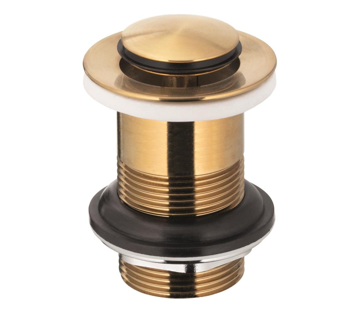 KFA Armatura KFA Armatura 660-353-31 - Umyv. výpusť bez přepadu CLICK-CLACK pr. 6,2 cm zlatá