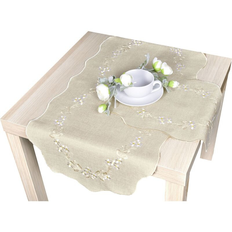 Ubrus celoroční, Béžová louka  30 x 45 cm