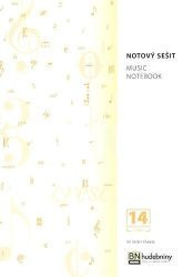 Notový sešit A4 14 osnov