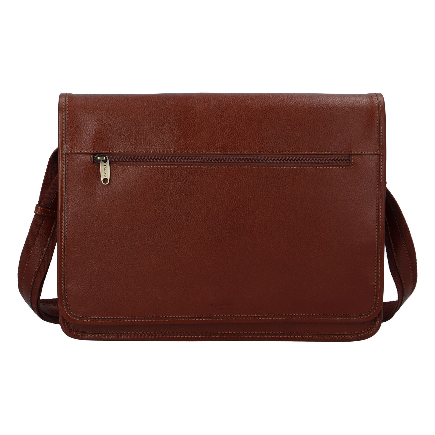 Luxusní pánská kožená taška hnědá - Hexagona Pierre hnědá