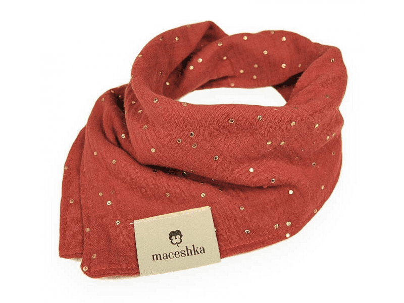 Maceshka Slintáček Nature dvojitý se zlatým puntíkem, tomette