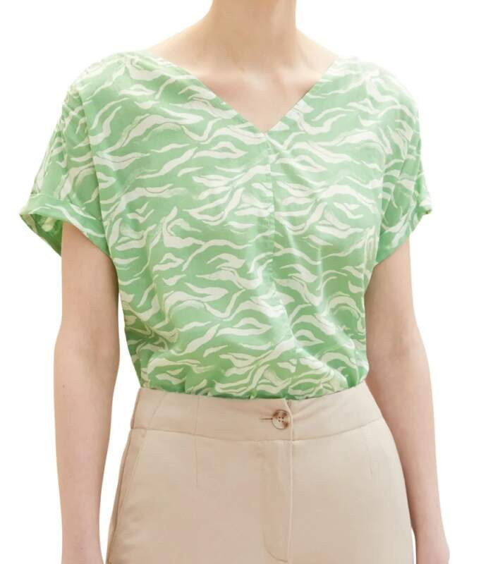 Zelená halenka Tom Tailor, XXXL