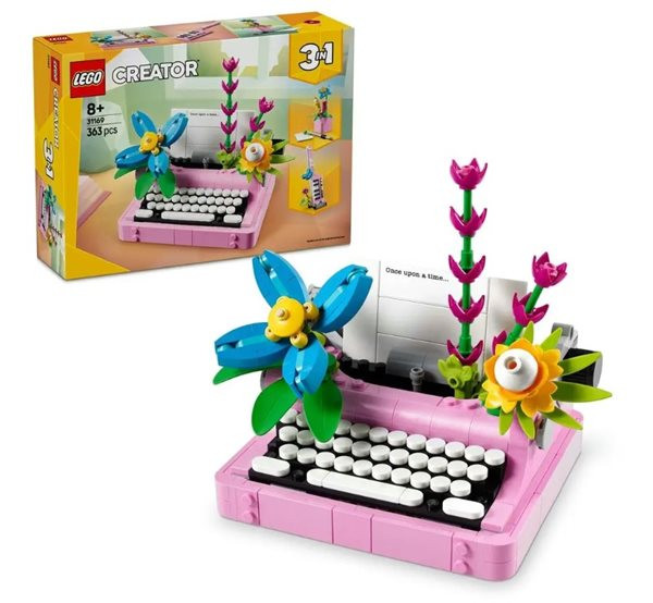 LEGO® Creator 31169 Psací stroj s květinami