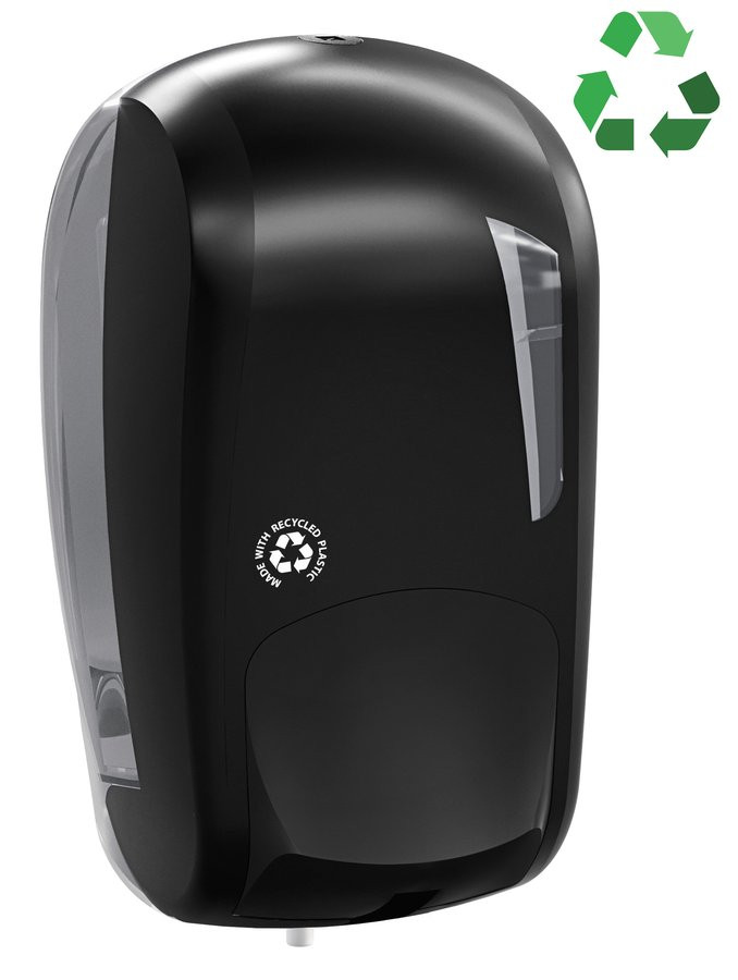 MARPLAST SKIN dávkovač tekutého mýdla 1000ml, ABS, černá mat
