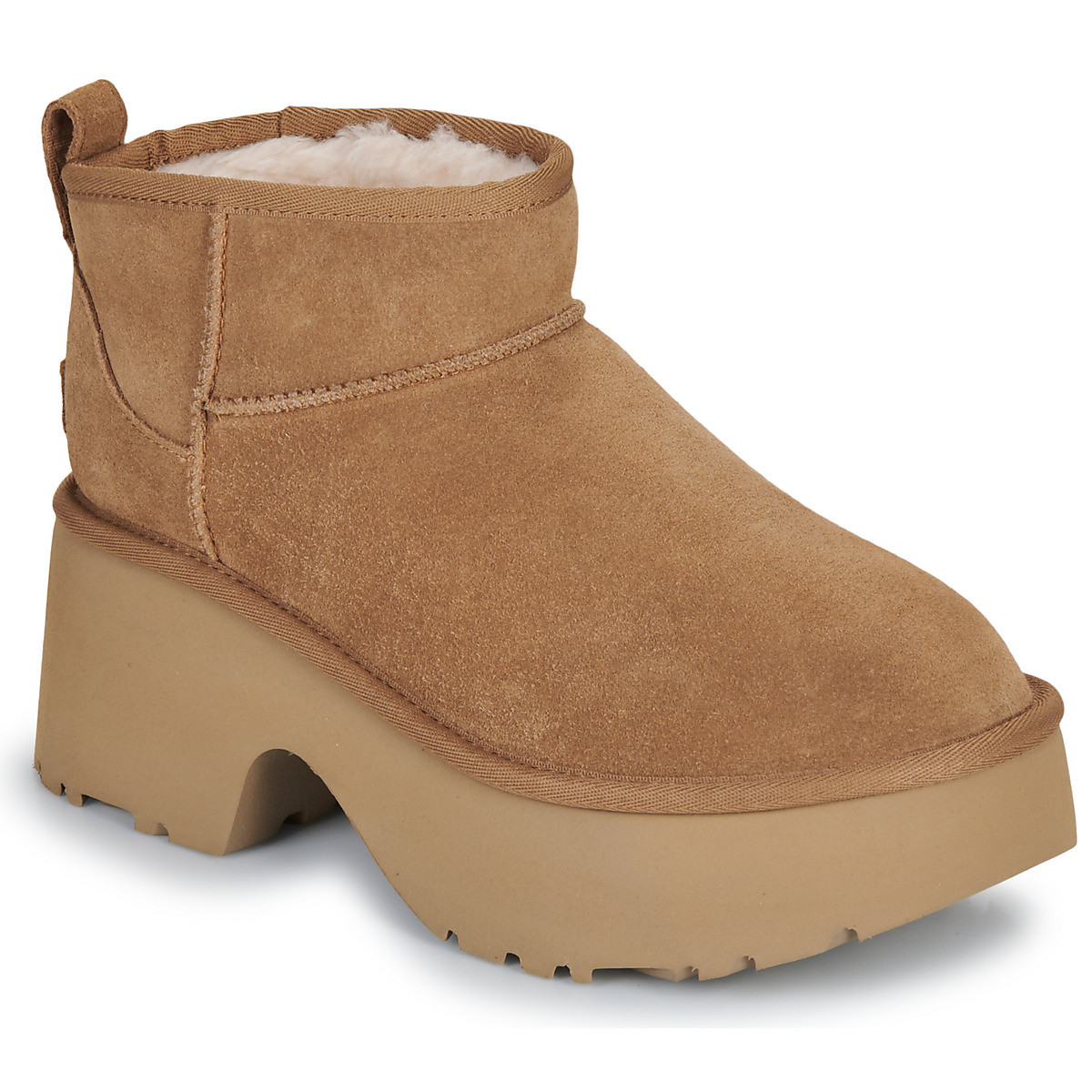 UGG  W CLASSIC ULTRA MINI NEW HEIGHTS  Hnědá