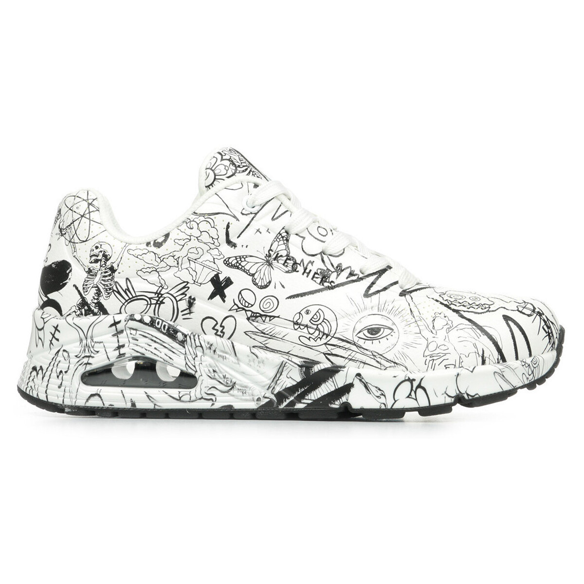 Skechers  Uno Process Sketch  Bílá