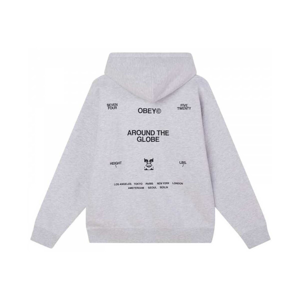 Obey  business hood  Šedá