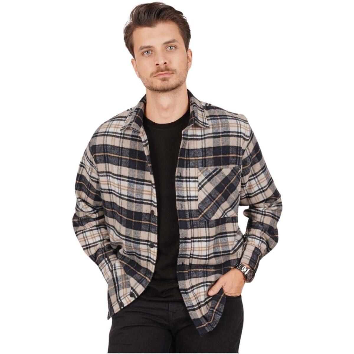 Oasis  082-MILK_BROWN-NAVY  Béžová