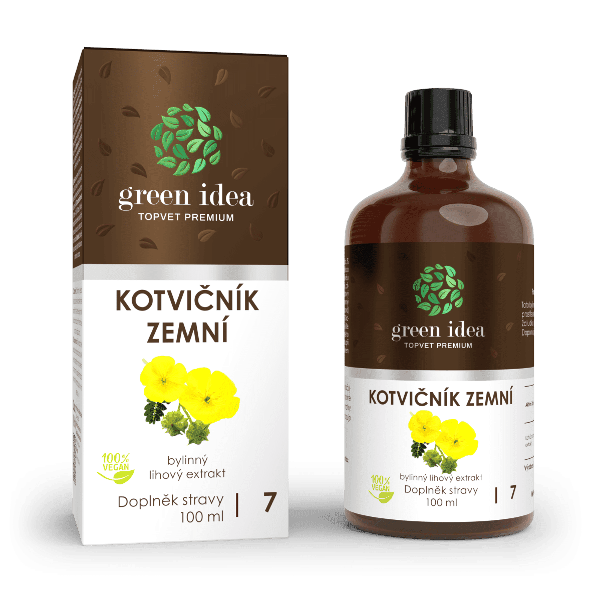 Green idea Kotvičník zemní tinktura - kapky 100 ml