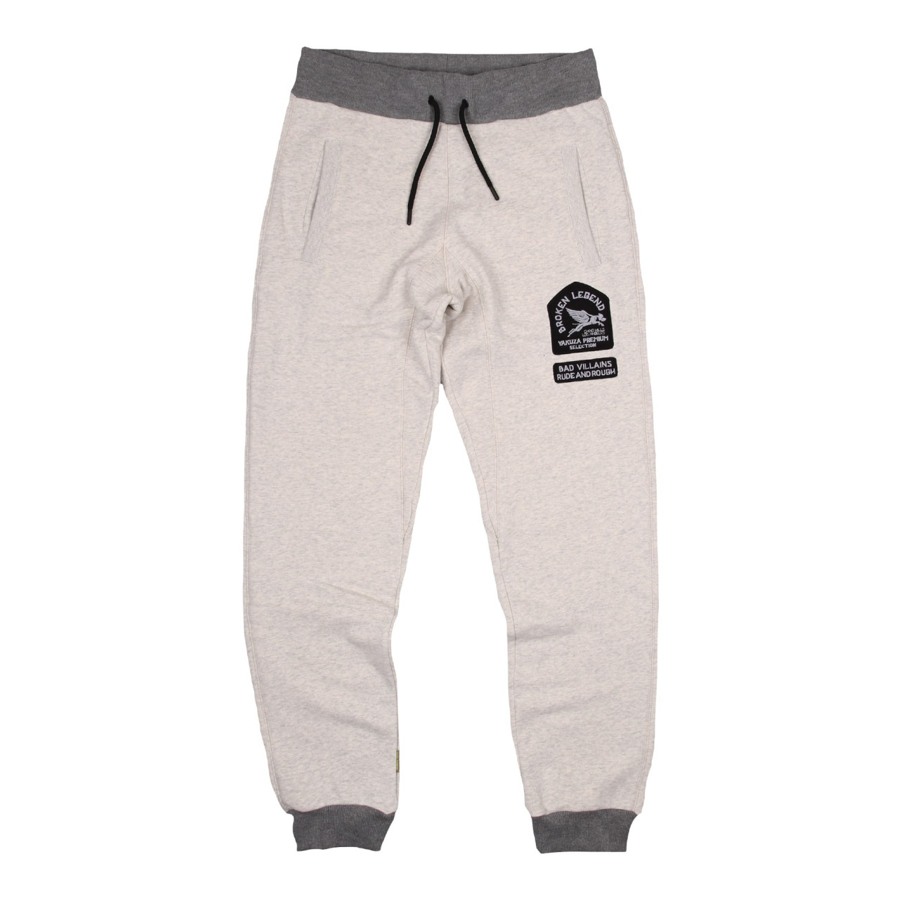 Kalhoty sportovní Yakuza Premium Broken Rider - světle šedé, L