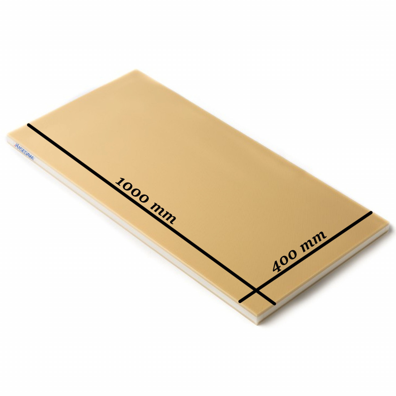 Krájecí kompozitní deska Hasegawa 100x40 cm - hnědá