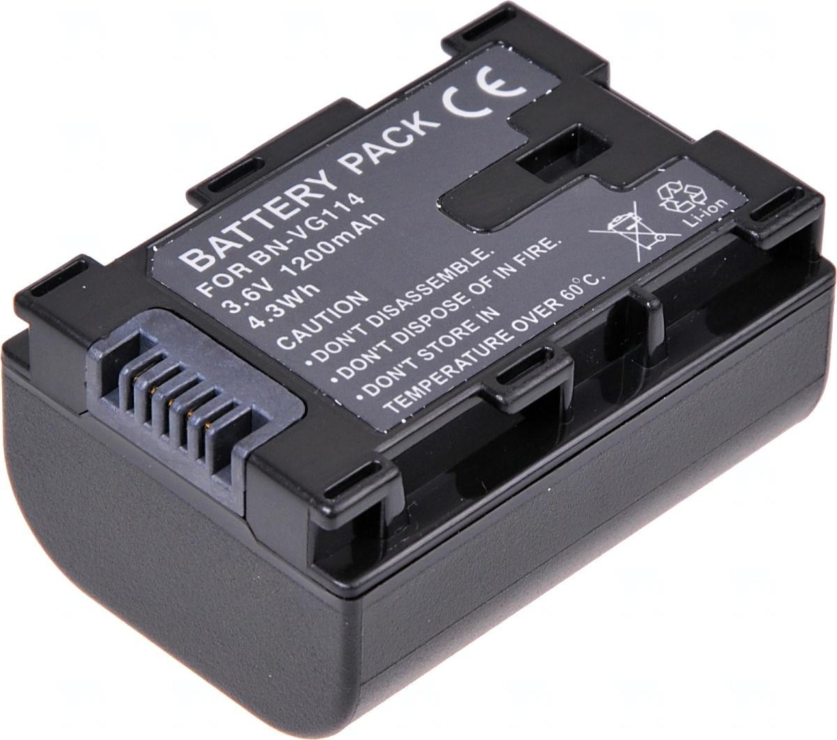 Baterie T6 Power JVC BN-VG107, BN-VG108, BN-VG114, 1200mAh, 4,3Wh