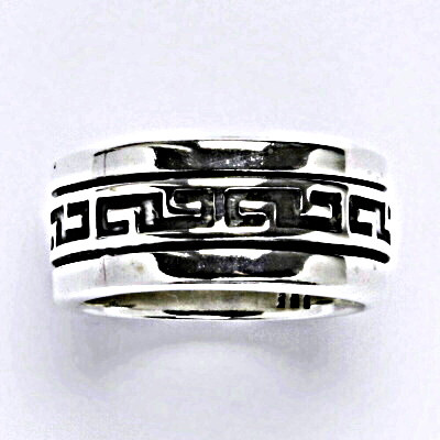 Stříbrný prsten s patinou, prsten ze stříbra,váha 10,11 g