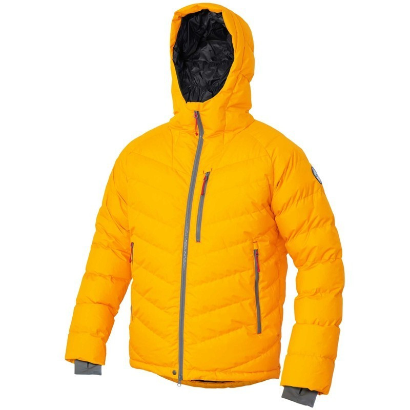 Warmpeace Unisex péřová bunda Warmpeace Hillpeak Saffron
