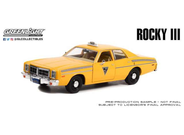Greenlight Collectibles | Rocky III - Diecast Model 1/24 1978 Dodge Monaco City Cab