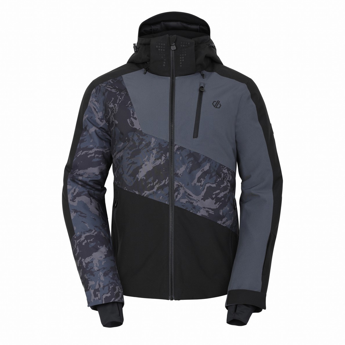 Pánská bunda Dare 2b Baseplate II Jacket Velikost: XXL / Barva: černá/šedá