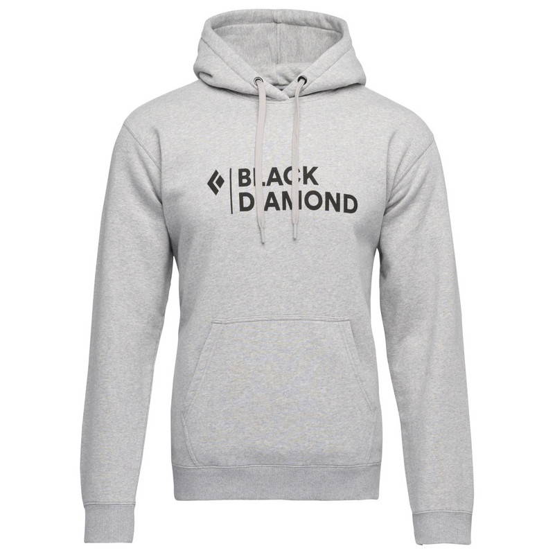 Pánská mikina Black Diamond M Mini Stacked Po Hoody Velikost: L / Barva: šedá
