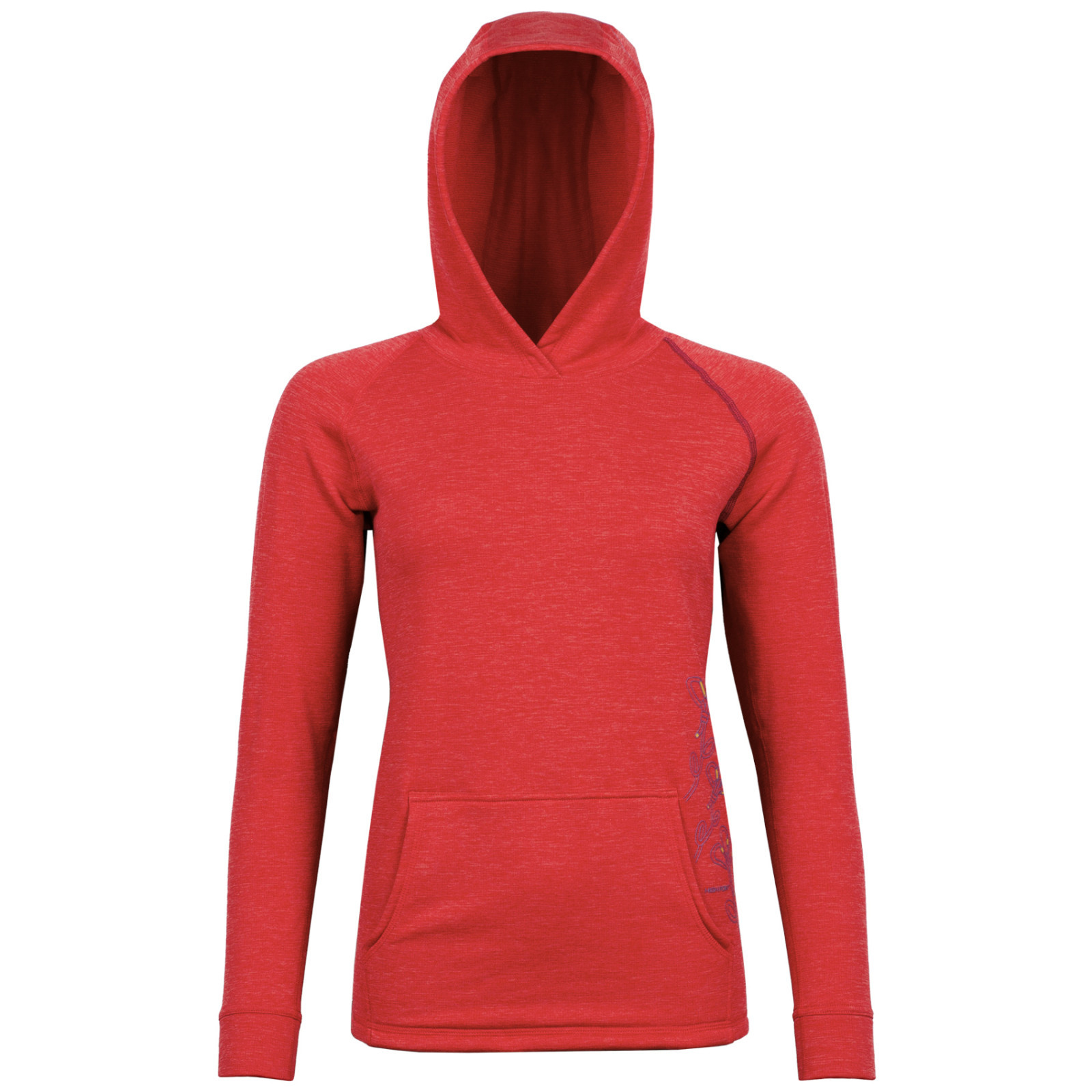 Dámská mikina High Point Moa Merino Lady Hoody Velikost: M / Barva: červená