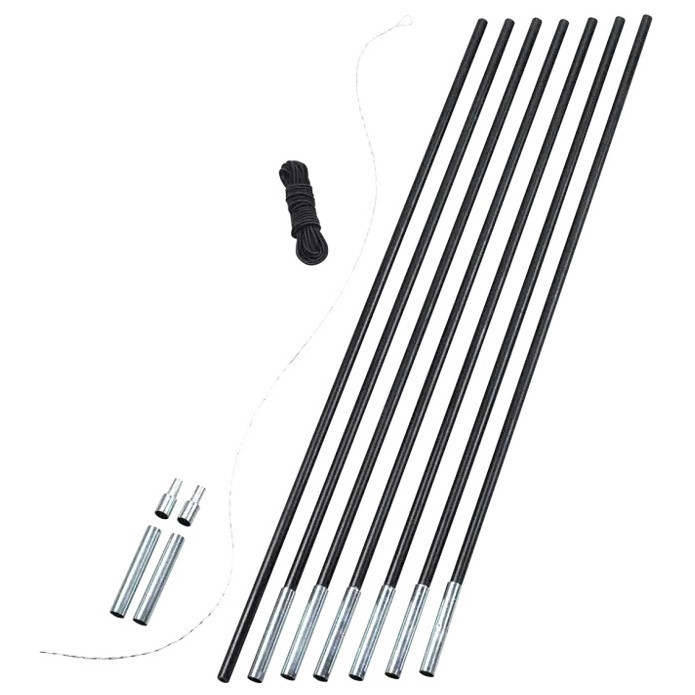 Segmenty Easy Camp Pole DIY Set 9,5 mm Barva: černá
