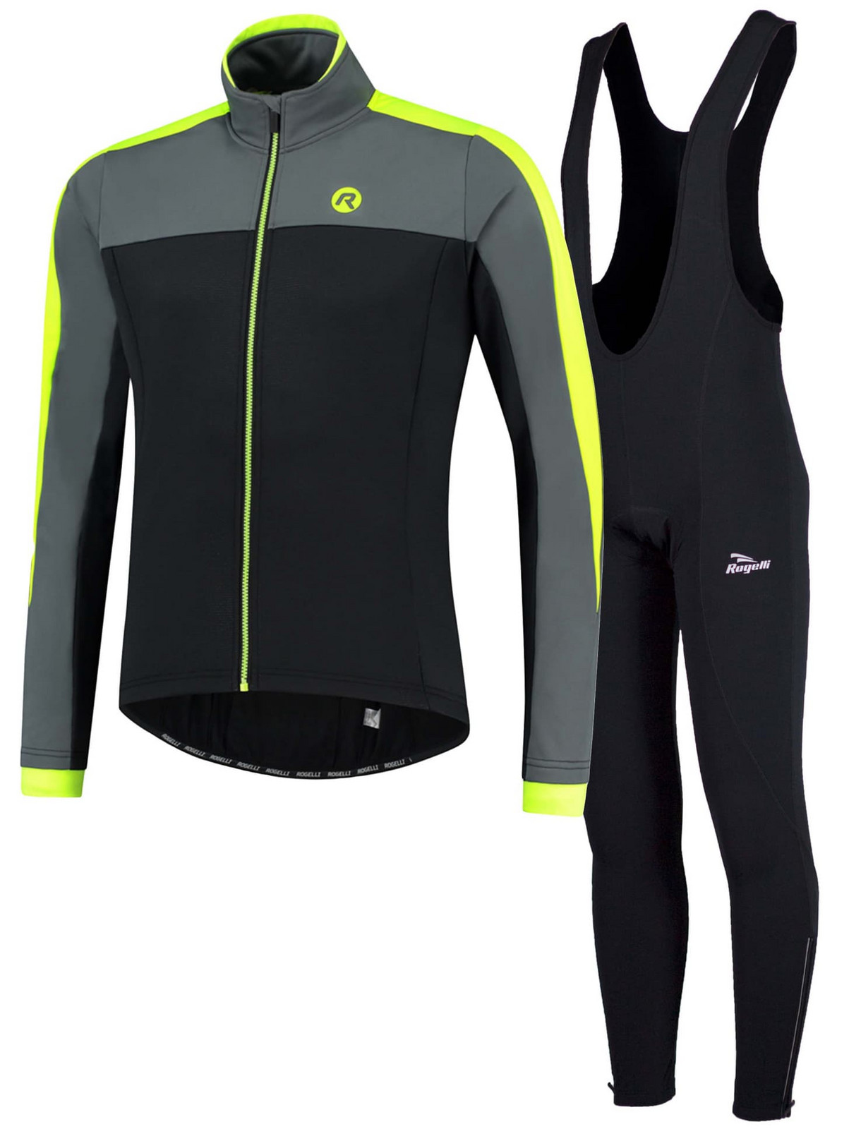 Termoizolační cykloblečení Rogelli FREEZE, reflexní žluté